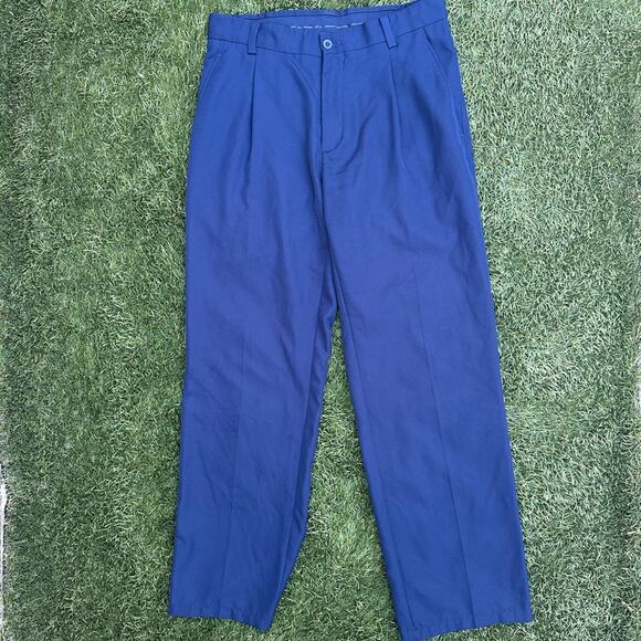 Nike Golf Classic Vintage Fit Baggy Straight Leg Dri-Fit Pleated Pants 30 Md - Picture 2 of 10